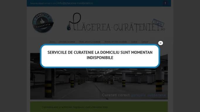 Servicii de curatenie profesionale