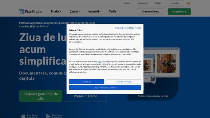 PlanRadar - Software pentru managementul proiectelor de constructii si imobiliare