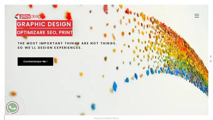 Play Design | Servicii graphic design, optimizare seo si print