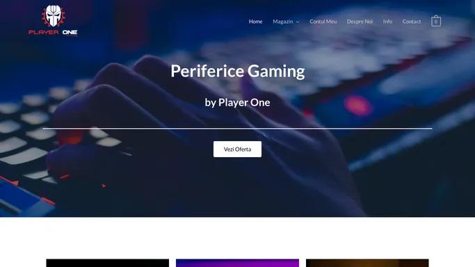 Player One | Periferice Gaming | Tastaturi | Mouse | Casti by Player One