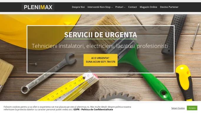 Plenimax - Urgente instalatii 24 x 7