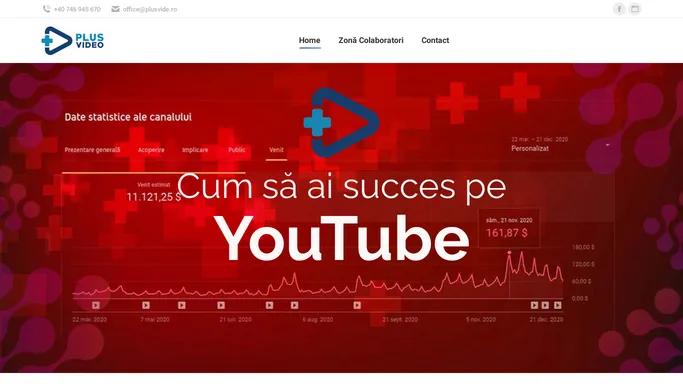 PlusVideo – Cum sa-ti cresti canalul de YouTube