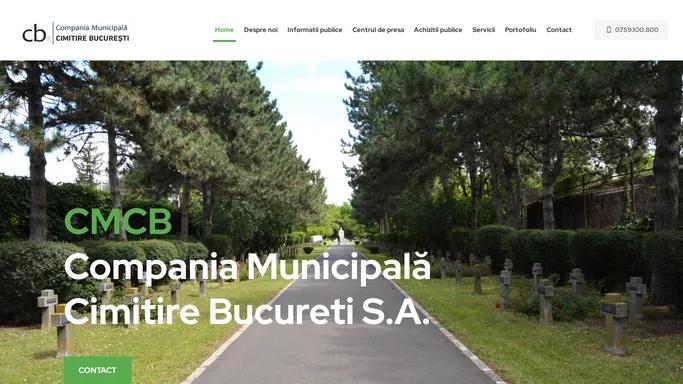 Compania Municipala Cimitire Bucuresti – Compania Municipala Cimitire Bucuresti – PMBCMCB