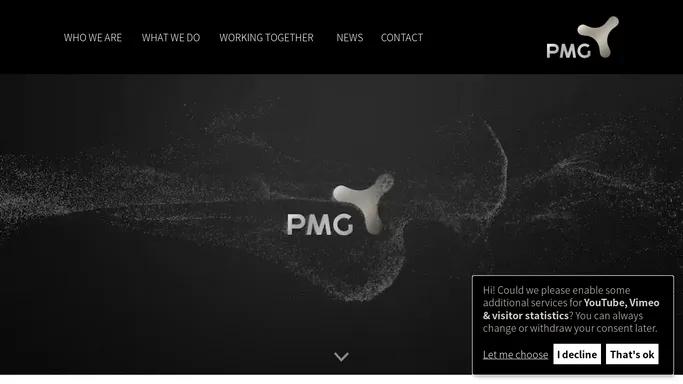 PMG - Passion drives us.