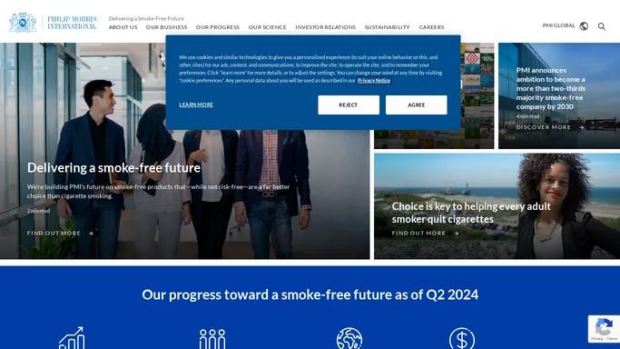 Philip Morris International | Delivering a Smoke-Free Future