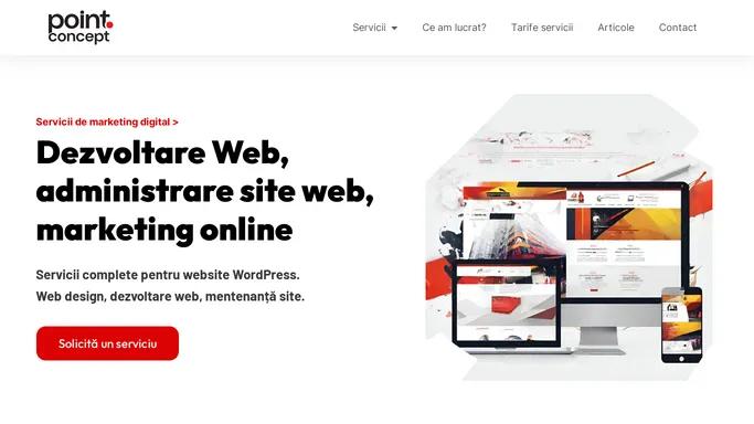 Pointconcept Design - creare site web si mentenanta website