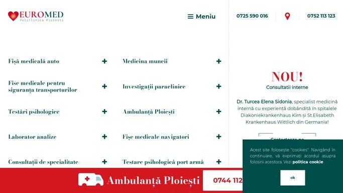 Servicii medicale complete | Policlinica Ploiesti EUROMED