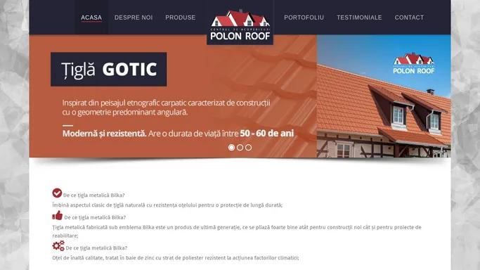 Polon-Roof.ro | Tigla metalica pentru acoperis