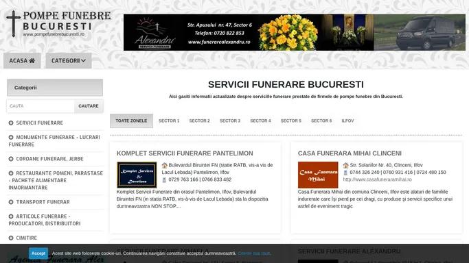 Servicii funerare Bucuresti | Pompe funebre Bucuresti 2022