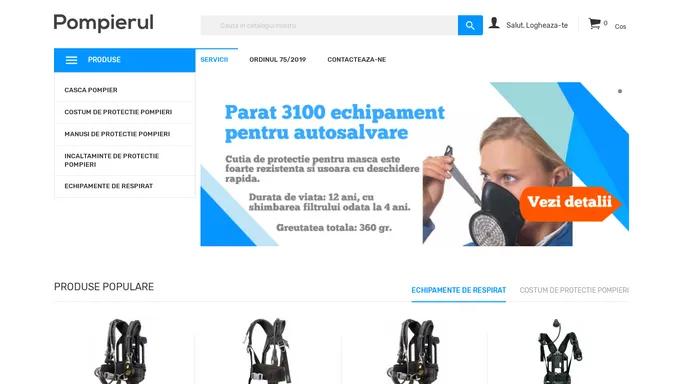 Pompierul.ro - Costume si echipamente de protectie pentru pompieri