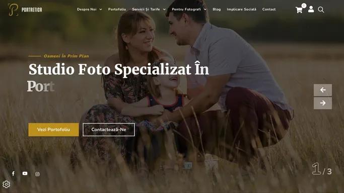 Servicii foto si video - fotograf profesionist Portretica