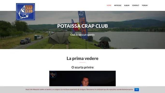 POTAISSA CRAP CLUB – Club de pescuit sportiv