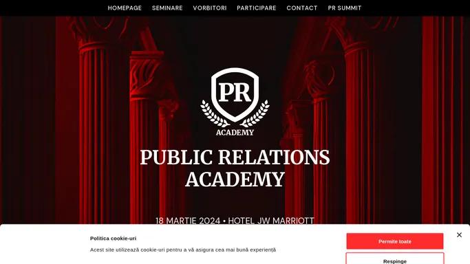 PR Academy - Homepage