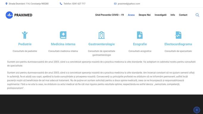 CABINET MEDICAL PRAXIMED – Just another WordPress site