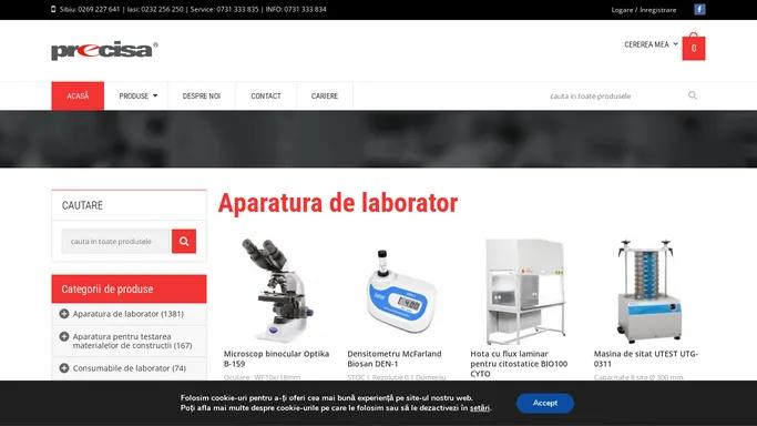 PRECISA | Aparatura de laborator | Echipamente testare materiale