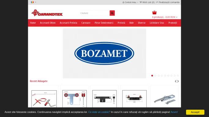 carandtex.ro | Accesorii prelata, carosare, lada scule, unelte, truck shop, magazin online.