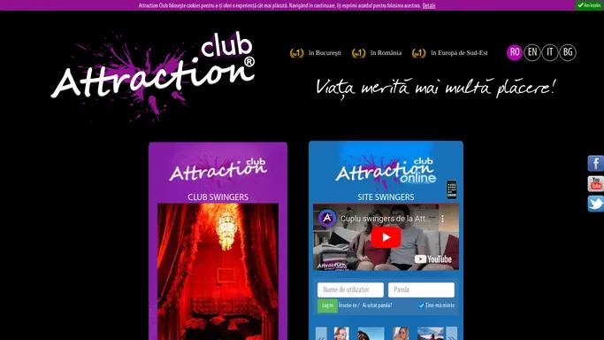 Attraction Club - Club Swingers si Site Swingers, Swingers Club