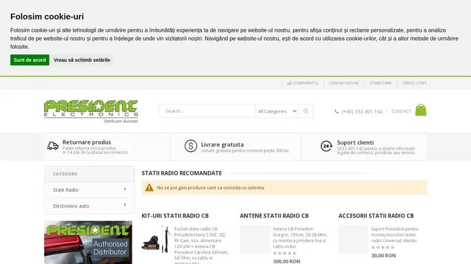 President - Statii radio CB, Antene CB