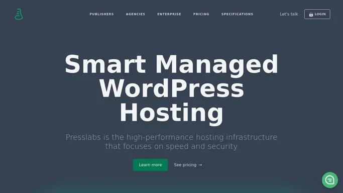 Smart Managed WordPress Hosting | Presslabs