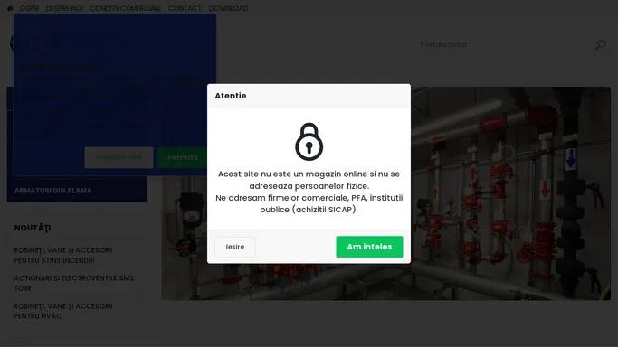 AUTOMATIZARI si ROBINETI INDUSTRIALI
