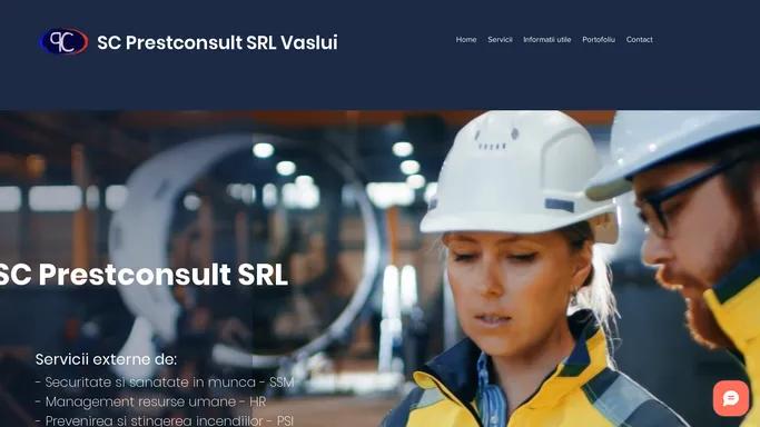 Securitatea Muncii | Prestconsult | Vaslui