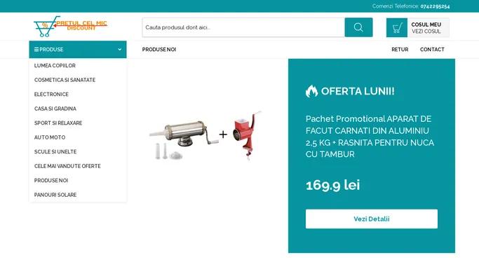 PretulCelMic - Reduceri pana la 90% la cumparaturi online