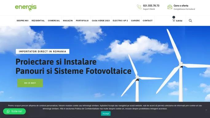 Energis.ro - Sisteme complete de panouri fotovoltaice pentru casa ta - Energis.ro