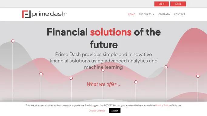 Prime Dash | Business Intelligence - Dashboards - Banking Solutions