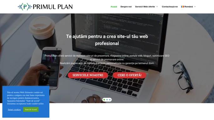 Creare Site Web, Magazine Online - Primul Plan