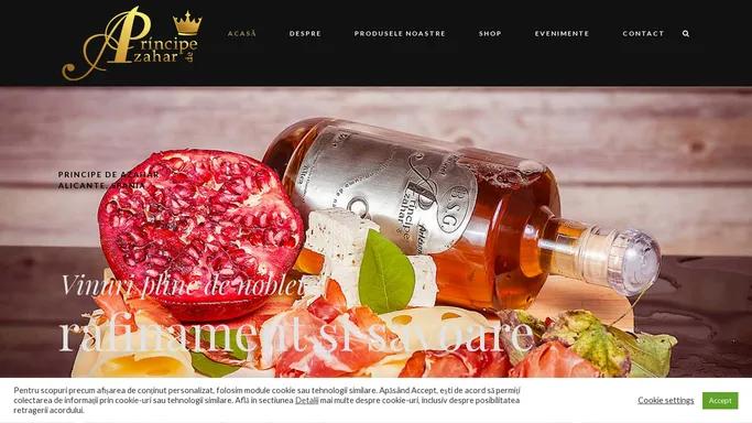 Principe de Azahar – Vinuri premium si produse gourmet in Romania