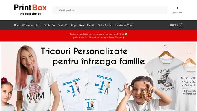 Cadouri Personalizate - PrintBox.ro