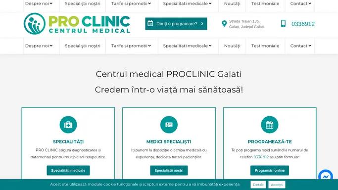 Centrul medical ProClinic Galati - Clinica medicala privata Galati