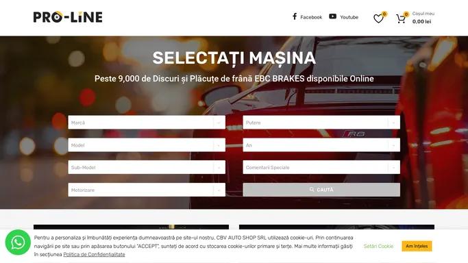 Pro-Line – Magazinul tau online cu discuri si placute de frana