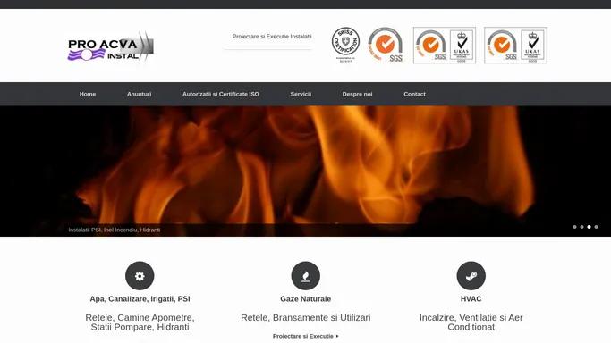 Pro Acva Instal | Proiectare si Executie Instalatii