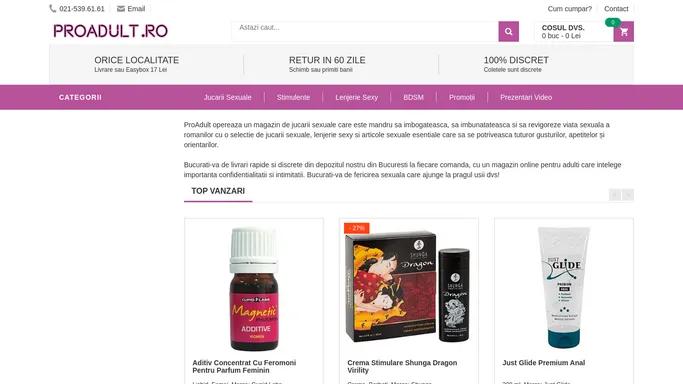 Sexshop online - proadult.ro