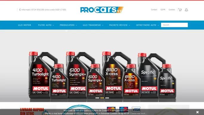 Procars97.ro. Importator Uleiuri Auto Originale. Transport GRATUIT peste 499 Lei - Procars97