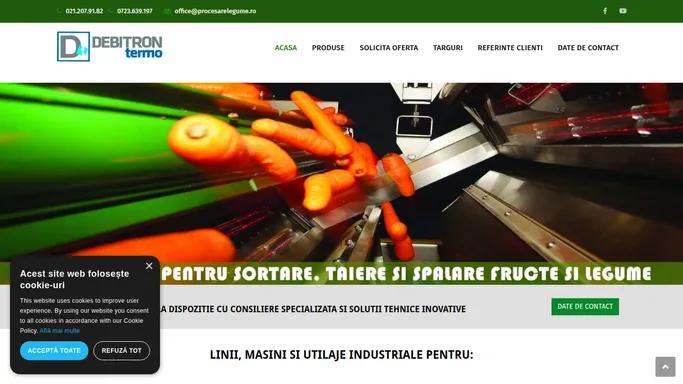 Sortator optic - Masina de taiat si legat - Linii de fabricat si calibrare