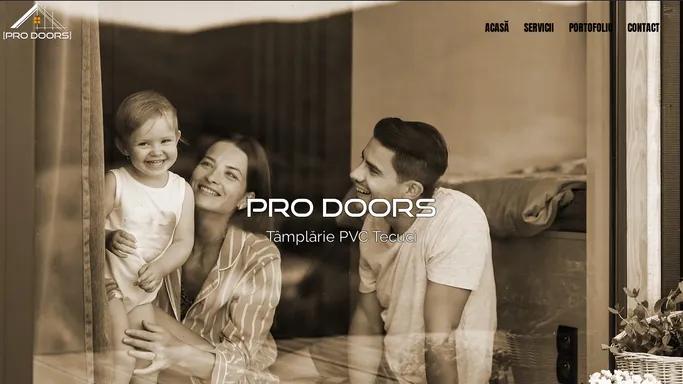 Pro Doors | Tamplarie PVC Tecuci | Cuza Voda 33, Tecuci