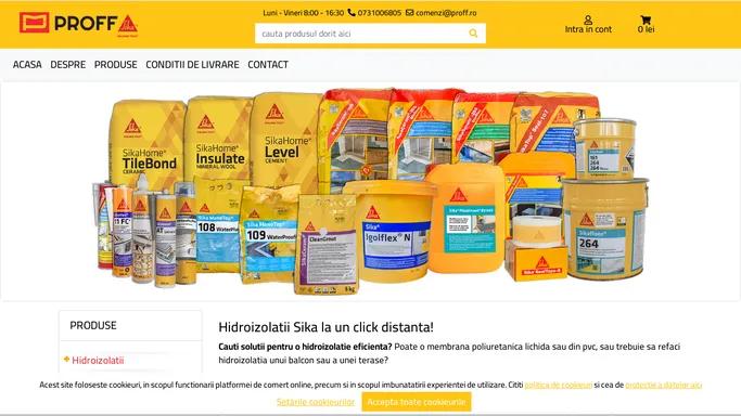 Depozit Sika Bucuresti | Matcons Prof srl