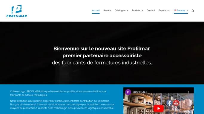 Profilmar – Profiles et accessoires destines aux fabricants de rideaux metalliques