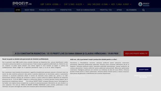 Cele mai importante informatii economice pe PROFIT.ro