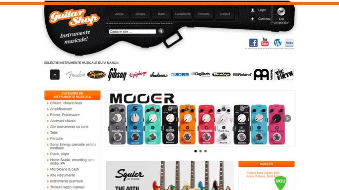 Magazin de instrumente muzicale - GuitarShop.ro