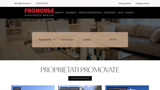 Prohouse | Agentie imobiliara Bacau