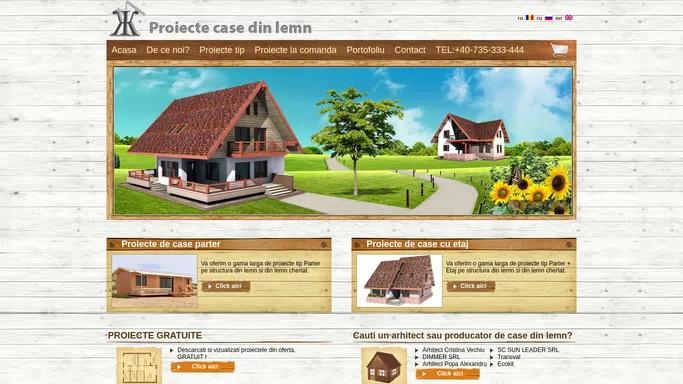 Proiecte case de lemn