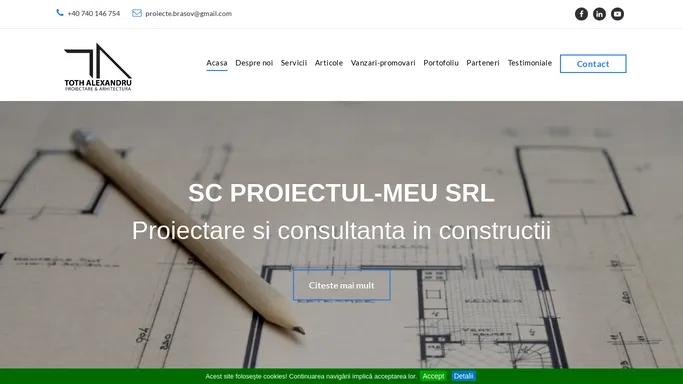 Birou Arhitectura | Birou Arhitectura Brasov | Proiectare Arhitectura | Proiectare Arhitectura Brasov | Proiectare Constructii | Proiectare constructii brasov | constructi metalice | proiectare constructii metalice | proiectare constructii metalice brasov | hale | proiectare hale | proiect casa | proiect casa brasov | proiecte case | proiecte case brasov | proiecte ieftine | proiecte ieftine brasov | proiecte case ieftine| proiect brasov | proiecte brasov | proiectare brasov | proiectare si consultanta brasov | rezistenta brasov | instalatii brasov | proiect 3D brasov | proiectare 3D brasov | proiect tridimensional brasov | proiecte tridimensionale brasov | poiectul meu | broiectul-meu | proiect casa brasov | proiecte case brasov | proiect ieftin brasov | proiecte constructii brasov | proiectare si consultanta | constructii civile brasov | hala industriala |constructii agricole brasov | constructii industriale brasov | proiecte rezistenta | rezistenta brasov | birou rezistenta brasov | consultanta | proiectare si consultanta in brasov | brasov | birou rezistenta brasov | birou instalatii brasov | proiectare si consultanta in arhitectura, rezistenta si Instalatii | Alexandru Toth | 0740146754 | proiectare locuinte unifamiliale sau colective | case individuale | case insiruite | vile cu apartamente | blocuri de locuinte | proiectare cladiri de interes public | gradinite | scoli | spitale | biserici | muzee-sali de spectacol | azile de copii si batrani | proiectare cladiri comerciale | magazine si supermarketuri |sali de sport-hoteluri | pensiuni | cinematografe | proiectare constructii industriale | hale de depozitare | hale de productie | abatoare | proiectare cladiri de birouri | proiectare constructii | agricole | hambare | ferme de vaci, porci, capre si gaini | proiecte de consolidari si reamenajari | modernizari | relevee constructii existente | solutii de modernizare constructii existente | demolari si desfiintari totale sau partiale ale constructiilor existente | alegerea si achizitionarea terenului | indrumari Ridicari Topografice | Studii Geotehnice | functionalitatea unei cladiri | optimizare | alegerea structurii de rezistenta | obtinerea avizelor si autorizatiilor | Certificatul de Urbanism | alegerea constructorului | indrumari inainte de a semna un contract de executie | alegerea materialelor de constructive | supraveghere si verificare in executia constructilor | studii si servicii conexe proiectarii | Elaboram proiecte pentru constructii civile, agricole si industriale la un standard ridicat de calitate, in comformitate cu legislatia in vigoare, pentru fazele: D.T.A.C. - detalii tehnice pentru autorizatia de construire; P.T; D.D.E. - Proiect Tehnic; Detalii de executie: proiectul este realizat cu liste de cantitati, forma si extras de armatura. |