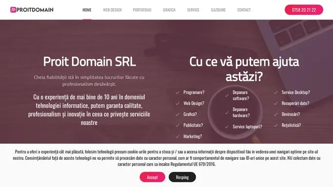 Proit Domain: Servicii Web complete