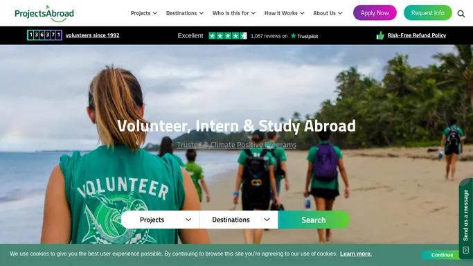 Projects Abroad US | Volunteer Abroad Programs & Internships