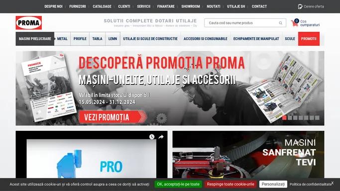 PROMA MACHINERY & TOOLS - ROMANIA