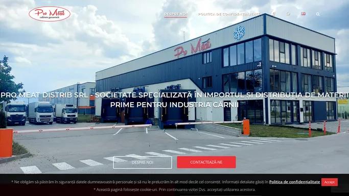 Pro Meat Distrib - Depozit Carne Congelate Sibiu - carne proc, carne vita, carne pui Sibiu