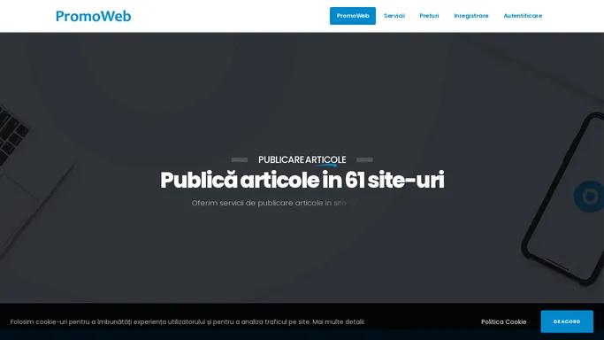 Promovare articole publicare marketing online